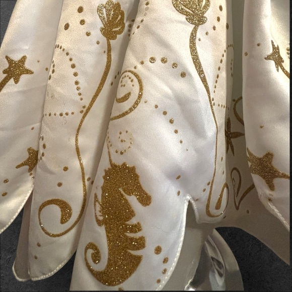 Disney 3T Formal Ariel Satin, Chiffon, Layered Wedding Dress. Exclnt cndtn. - Picture 7 of 14